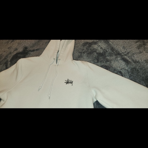 BASIC STÜSSY HOODIE PIGMENT DYED (Color: "Natural," Off-White) - Size: Medium - Picture 9 of 12
